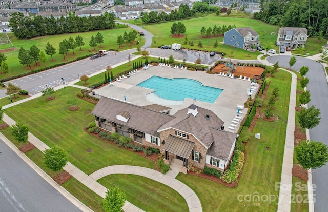 13756 Roderick Dr Unit 176, Huntersville, NC 28078 - drone / aerial view