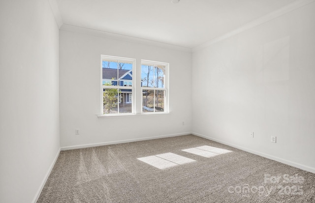 13756 Roderick Dr Unit 176, Huntersville, NC 28078 - unfurnished room with carpet flooring, baseboards, and ornamental molding