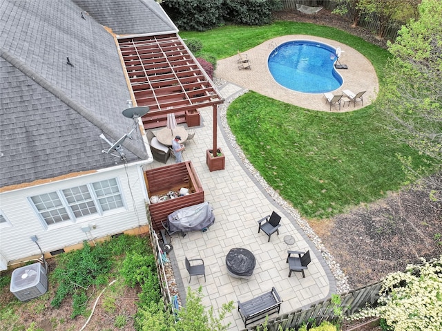 drone / aerial view
