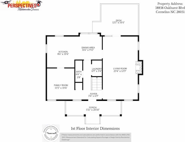 18838 Oakhurst Blvd, Cornelius, NC 28031 - floor plan