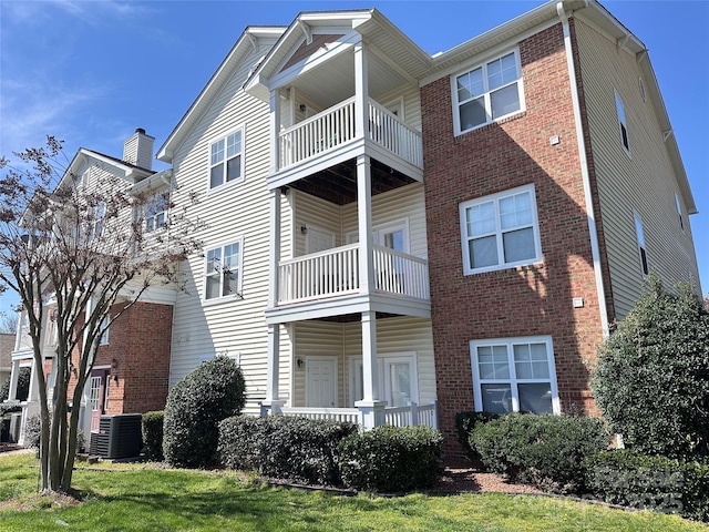 10720 Hill Point Ct, Charlotte, NC 28262 - view of building exterior with central AC unit