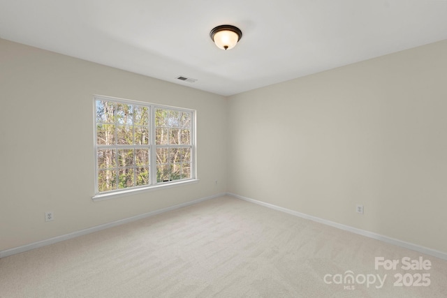 15814 Herring Gull Way, Charlotte, NC 28278 - spare room featuring baseboards, light colored carpet, and visible vents