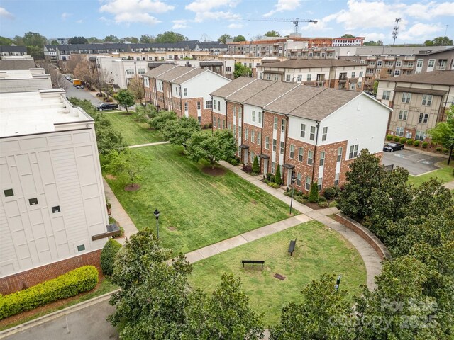 aerial perspective of suburban area