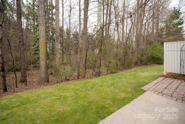 view of yard
