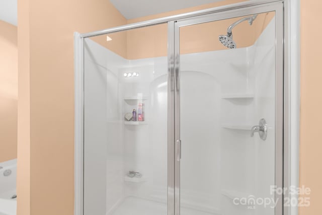 1219 Century Dr, Clover, SC 29710 - full bathroom featuring a stall shower