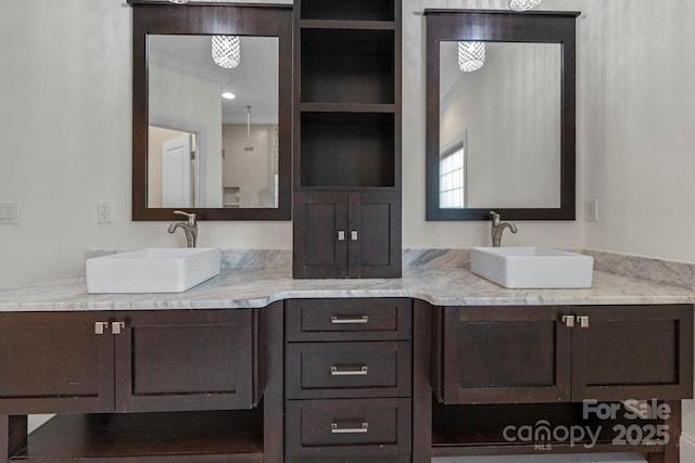 1012 Harper Lee Dr, Newton, NC 28658 - full bathroom featuring double vanity and a sink