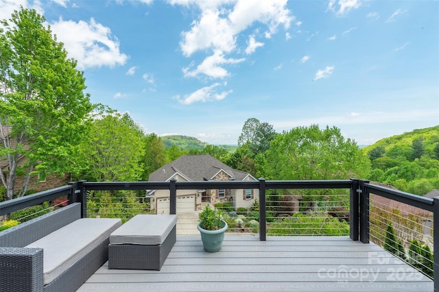 59 Carriage Highlands Ct, Hendersonville, NC 28791 - view of wooden terrace
