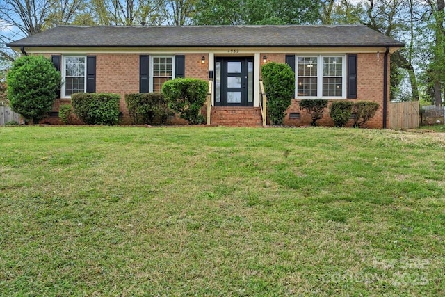 4932 Delivau Dr, Charlotte, NC 28215 - ranch-style house featuring brick siding