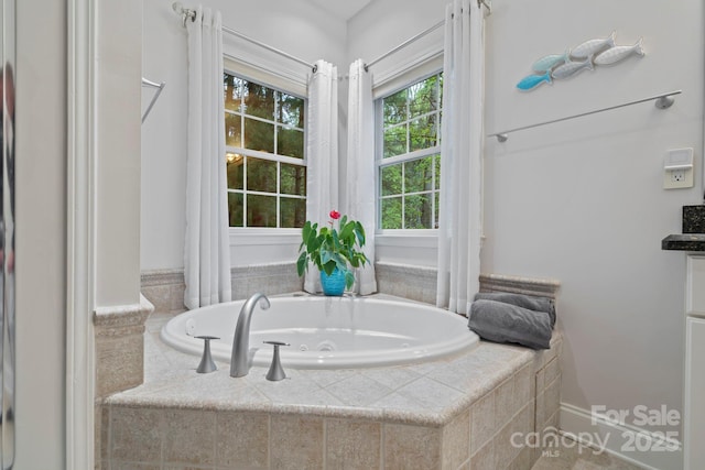 101 Skyview Dr, Asheville, NC 28804 - bathroom featuring a whirlpool tub