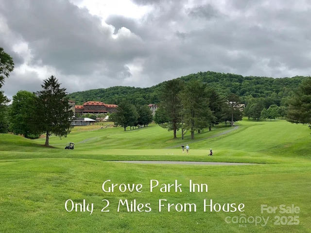 101 Skyview Dr, Asheville, NC 28804 - view of community with view of golf course and a lawn