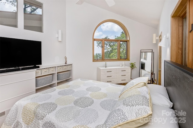 212 Chestnut Forest Rd, Fairview, NC 28730 - bedroom featuring lofted ceiling