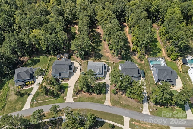 4195 Island Fox Ln, Denver, NC 28037 - aerial view featuring a wooded view
