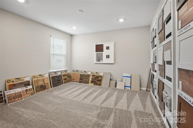 13709 Roderick Dr Unit 193, Huntersville, NC 28078 - rec room with carpet and recessed lighting