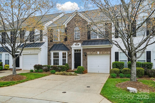 125 Snead Rd Unit 60, Fort Mill, SC 29715 - multi unit property featuring a standing seam roof, metal roof, driveway, brick siding, and a garage