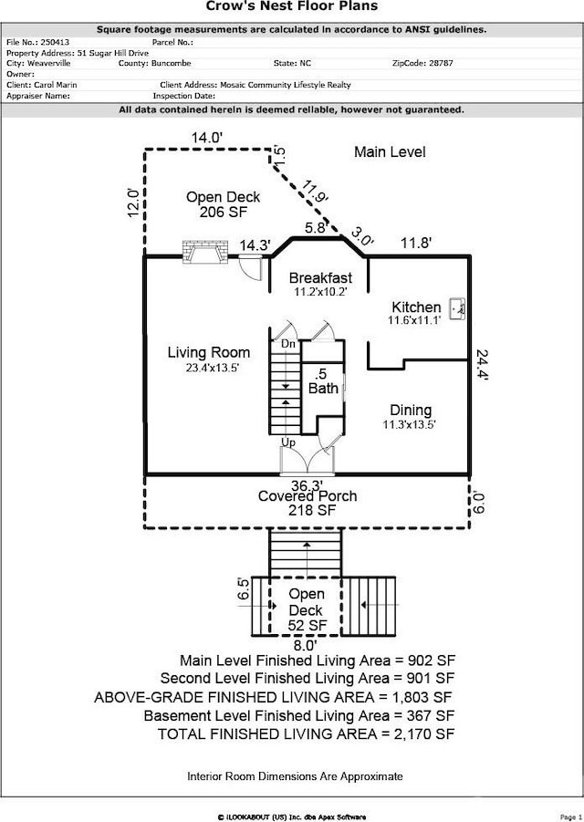 51 Sugar Hill Dr, Weaverville, NC 28787 - plan