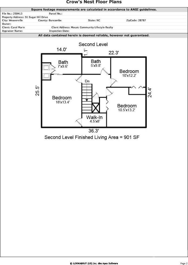 51 Sugar Hill Dr, Weaverville, NC 28787 - floor plan