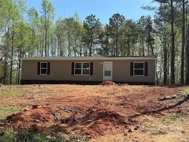 43300 Isen Rd, New London, NC 28127 - view of front of property featuring crawl space