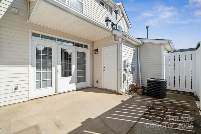 4211 Center Place Dr, Harrisburg, NC 28075 - view of patio with central AC and fence