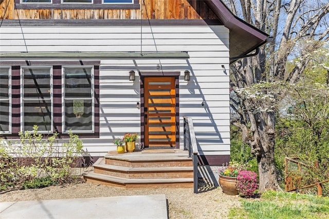 view of entrance to property