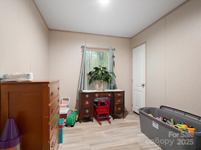 2234 Emerald Mine Rd, Shelby, NC 28152 - playroom featuring wood finished floors and crown molding