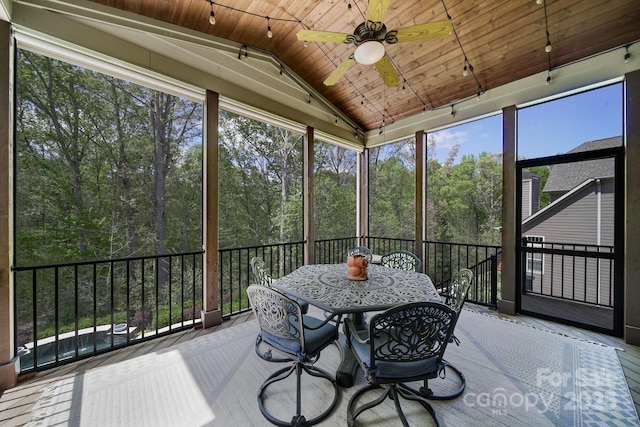 141 Forsythia Ln, Tega Cay, SC 29708 - sunroom with ceiling fan