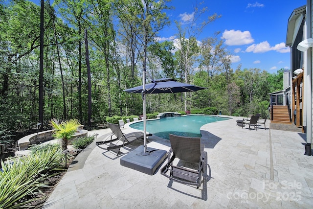 141 Forsythia Ln, Tega Cay, SC 29708 - outdoor pool featuring a patio