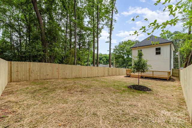 2512 Remington St, Charlotte, NC 28216 - view of yard with a deck