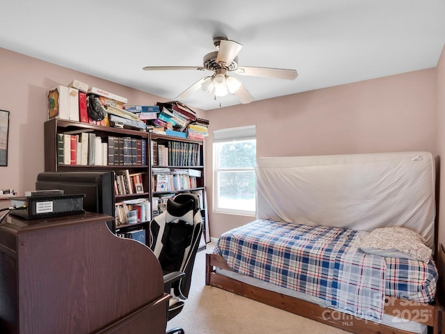 5102 Candleglow Ct, Indian Trail, NC 28079 - carpeted bedroom featuring ceiling fan