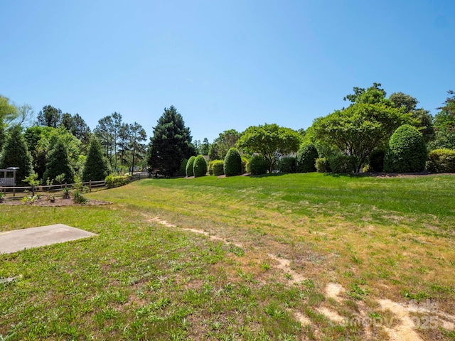 5102 Candleglow Ct, Indian Trail, NC 28079 - view of yard with fence and a rural view