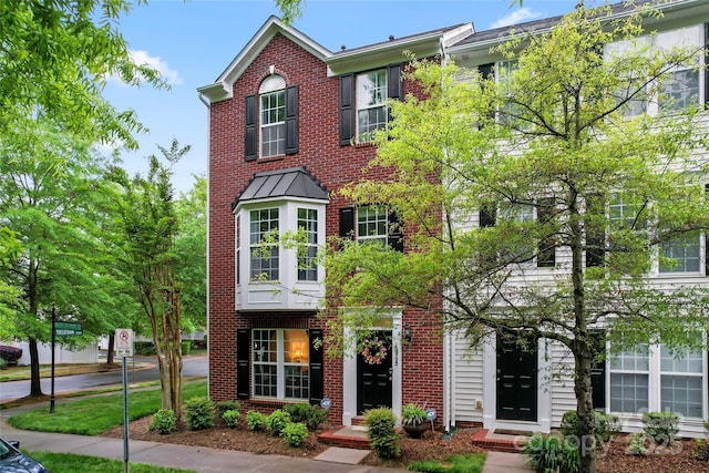 12905 Bullock Greenway Blvd, Charlotte, NC 28277 - view of property featuring brick siding