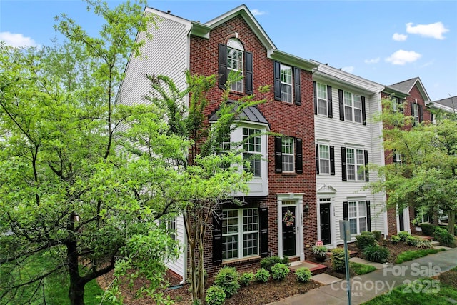 12905 Bullock Greenway Blvd, Charlotte, NC 28277 - view of property featuring brick siding