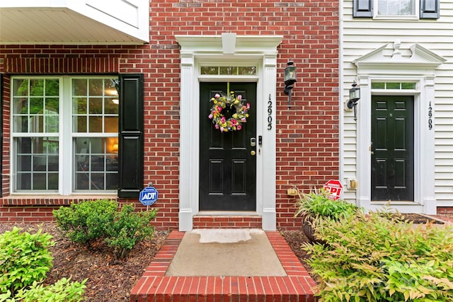 12905 Bullock Greenway Blvd, Charlotte, NC 28277 - property entrance with brick siding