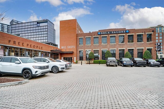 view of uncovered parking lot