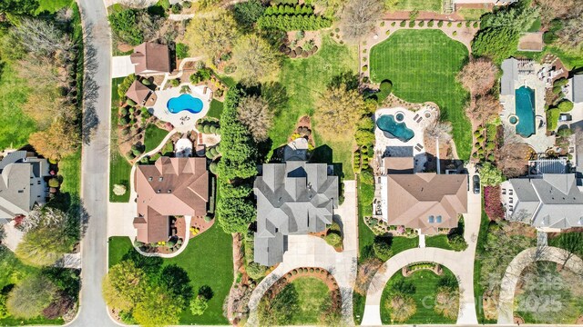 1404 Churchill Downs Dr, Waxhaw, NC 28173 - bird's eye view featuring a residential view