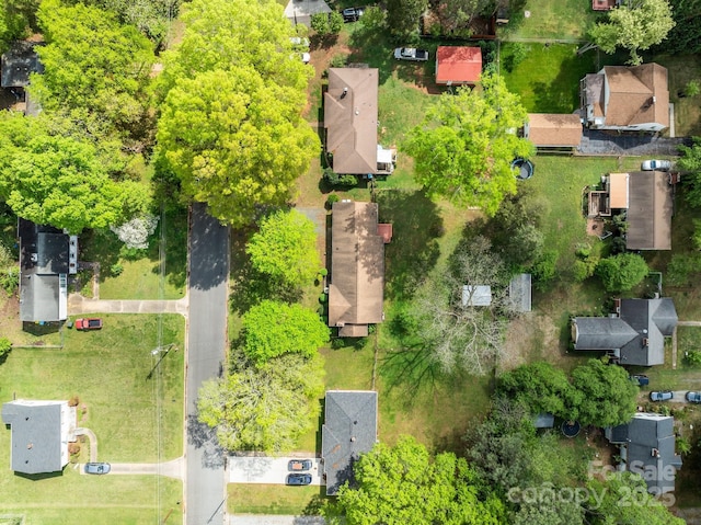 drone / aerial view featuring a residential view