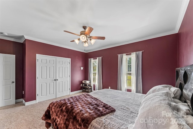 1294 Saylor Way, Nebo, NC 28761 - bedroom featuring carpet flooring, baseboards, and ornamental molding