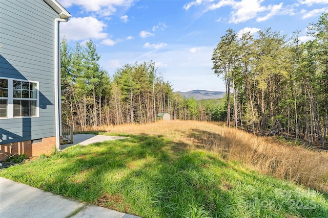 1294 Saylor Way, Nebo, NC 28761 - view of yard with a view of trees and a mountain view