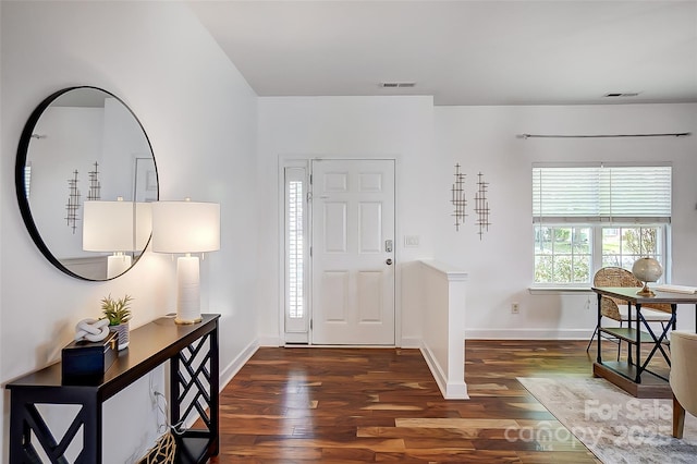 5713 Falkirk Ln, Matthews, NC 28104 - foyer entrance with wood finished floors