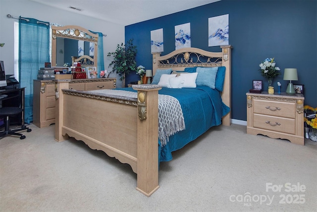 5127 Fernhill Dr, Charlotte, NC 28217 - bedroom featuring visible vents and carpet floors