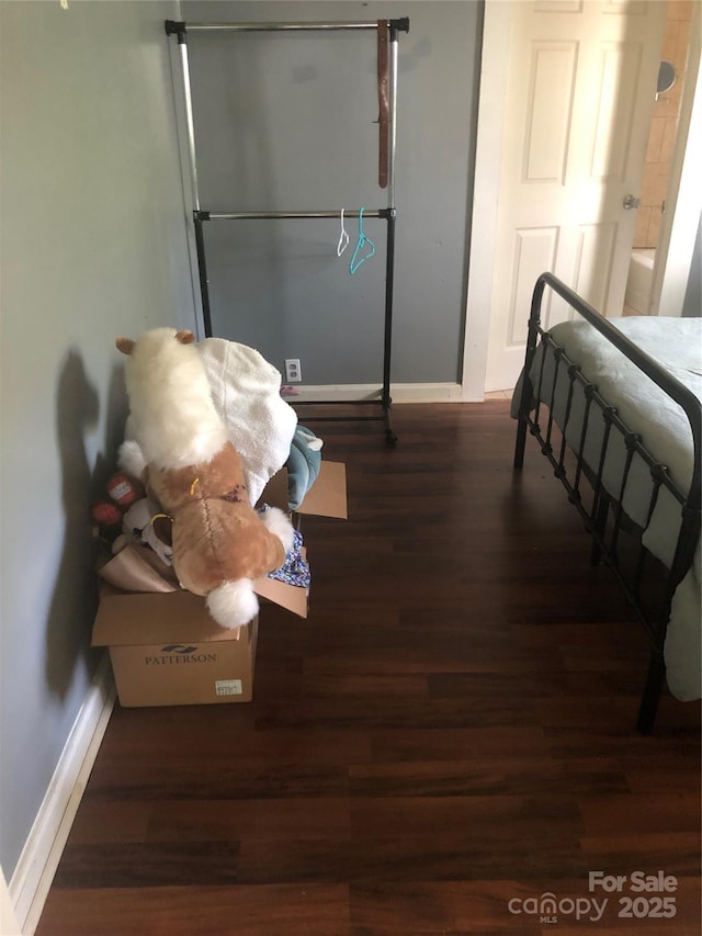 401 Plymouth St, Kannapolis, NC 28083 - bedroom featuring wood finished floors and baseboards
