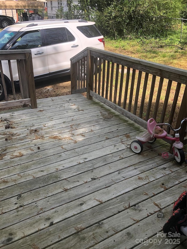 401 Plymouth St, Kannapolis, NC 28083 - view of deck