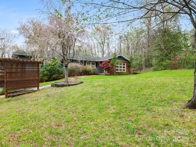 view of yard