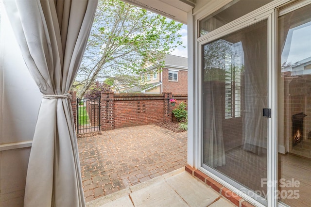 20015 N Cove Rd, Cornelius, NC 28031 - view of patio / terrace with a gate
