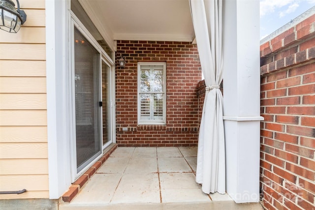 20015 N Cove Rd, Cornelius, NC 28031 - doorway to property featuring brick siding