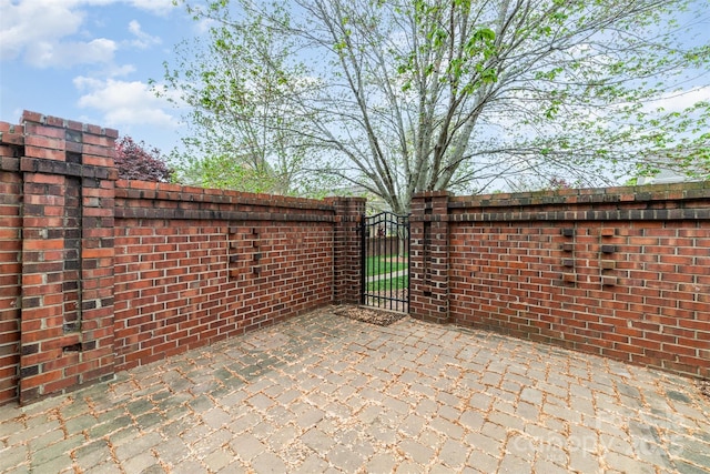 20015 N Cove Rd, Cornelius, NC 28031 - view of patio / terrace with a gate