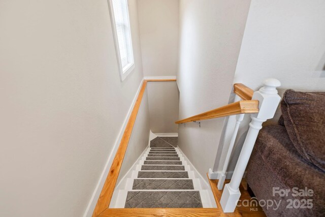 50 Honey Mountain Ln, Lake Toxaway, NC 28747 - stairway with baseboards