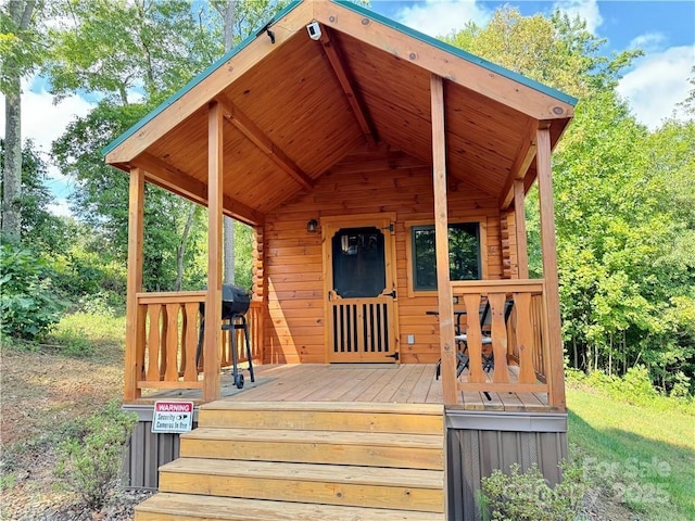 view of deck