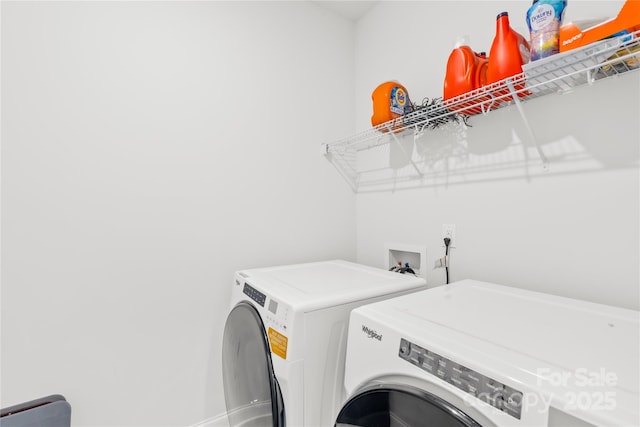 12305 Stinson Ct, Charlotte, NC 28277 - washroom with washer and dryer and laundry area