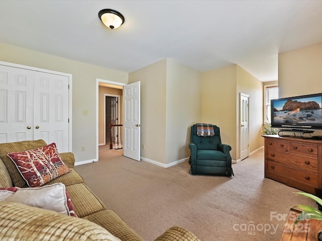 2516 Middlebridge Ln, Charlotte, NC 28270 - carpeted living room with baseboards