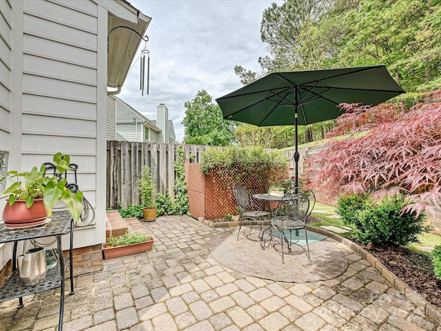 2516 Middlebridge Ln, Charlotte, NC 28270 - view of patio featuring a fenced backyard